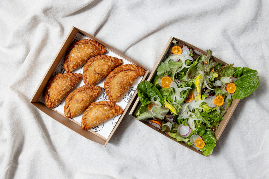 Savoury Pastries + Salad